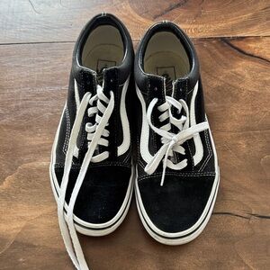 Vans Classic Black and White Sneakers